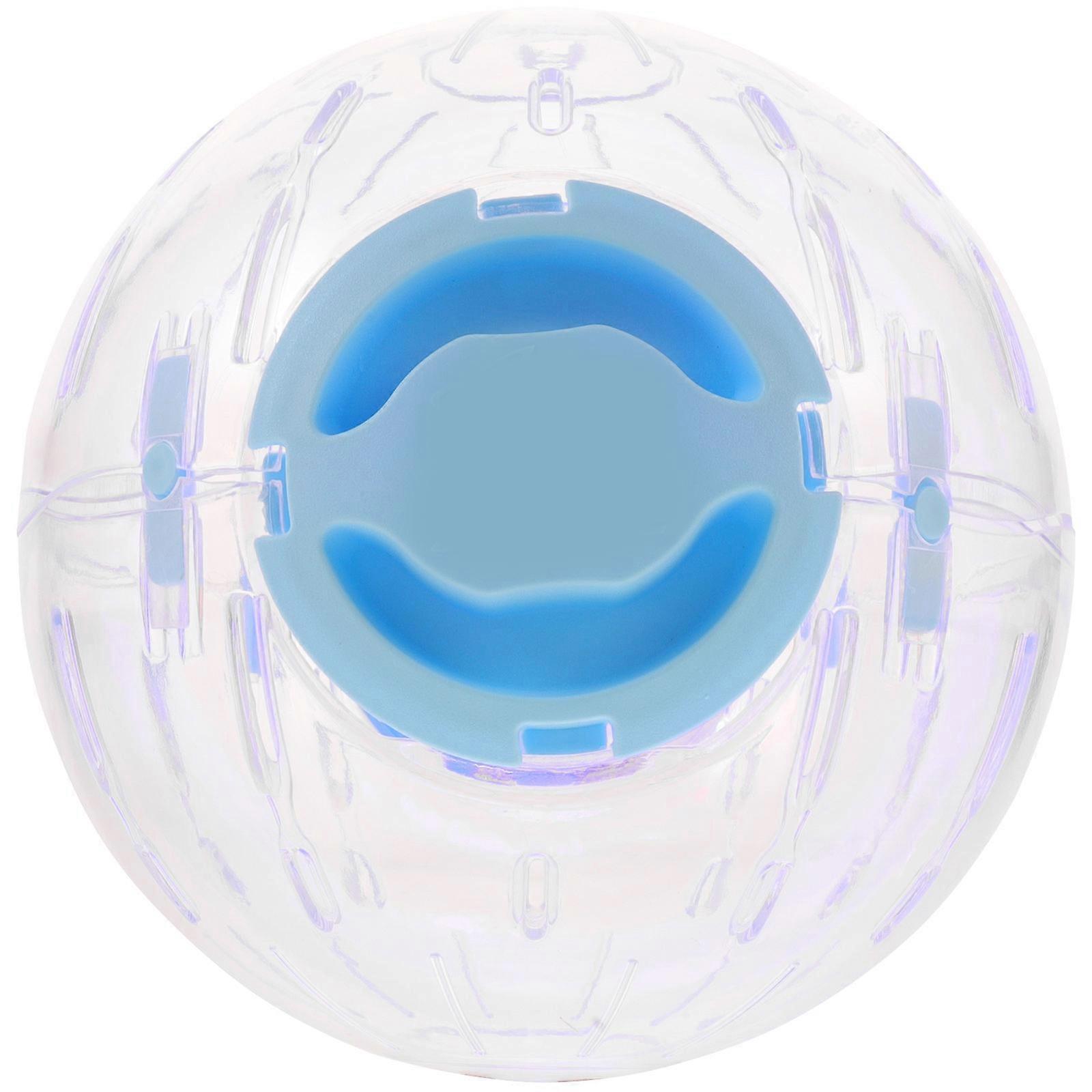 Hamster Exercise Ball, Crystal Hamster Ball Silent Hamster Wheel Transparent Hamster Running Ball For Small Animal Cage Accessories