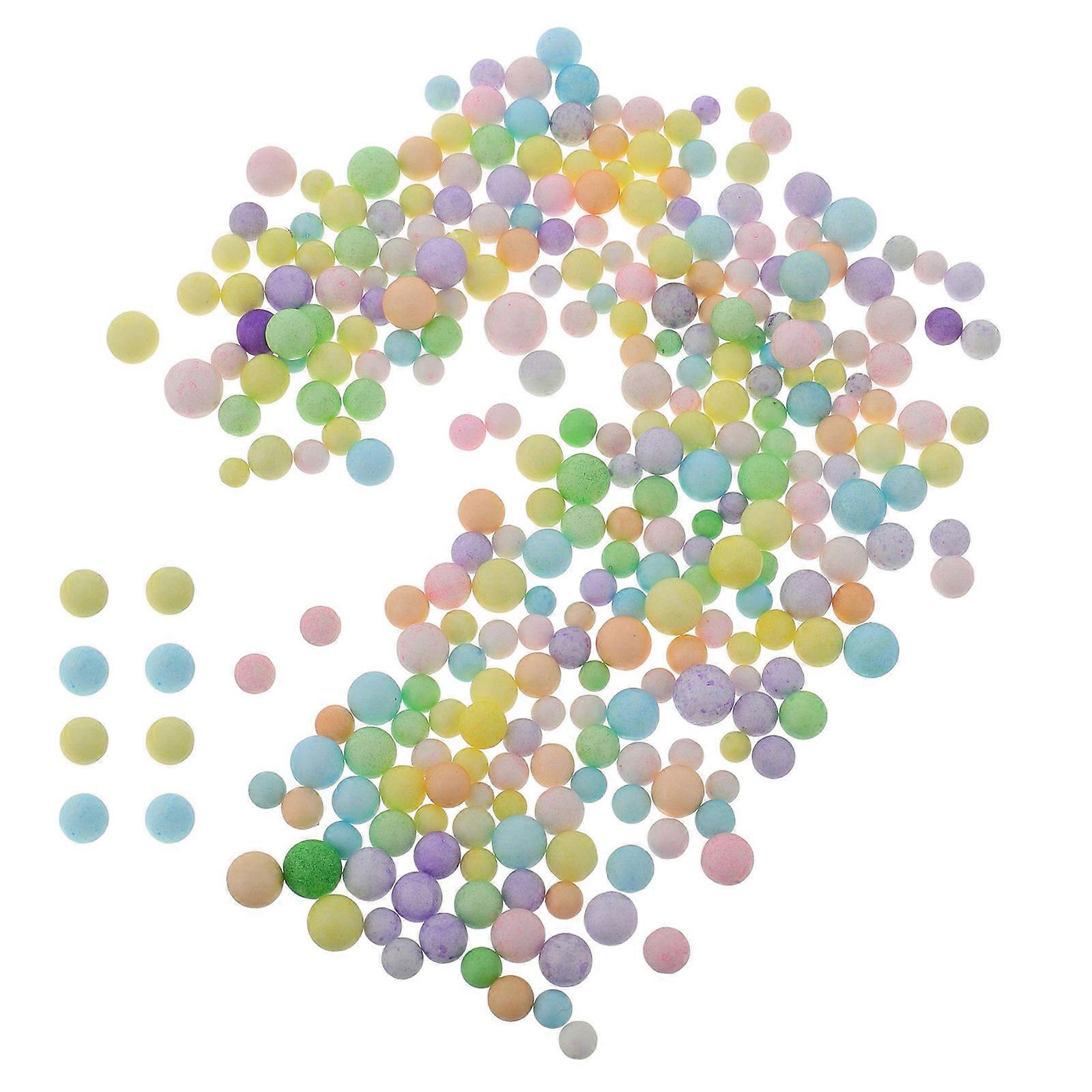 Diy Design Colorful Foam Beads Round Bean Bag Filler Assorted Color 0.40X0.40X0.40CM Cushion Filler 100g