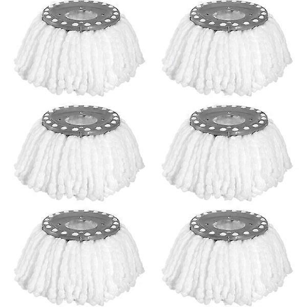 Microfiber Mop Heads, Round 360° Rotating Replacement Mop Head for Standard Spin Mop