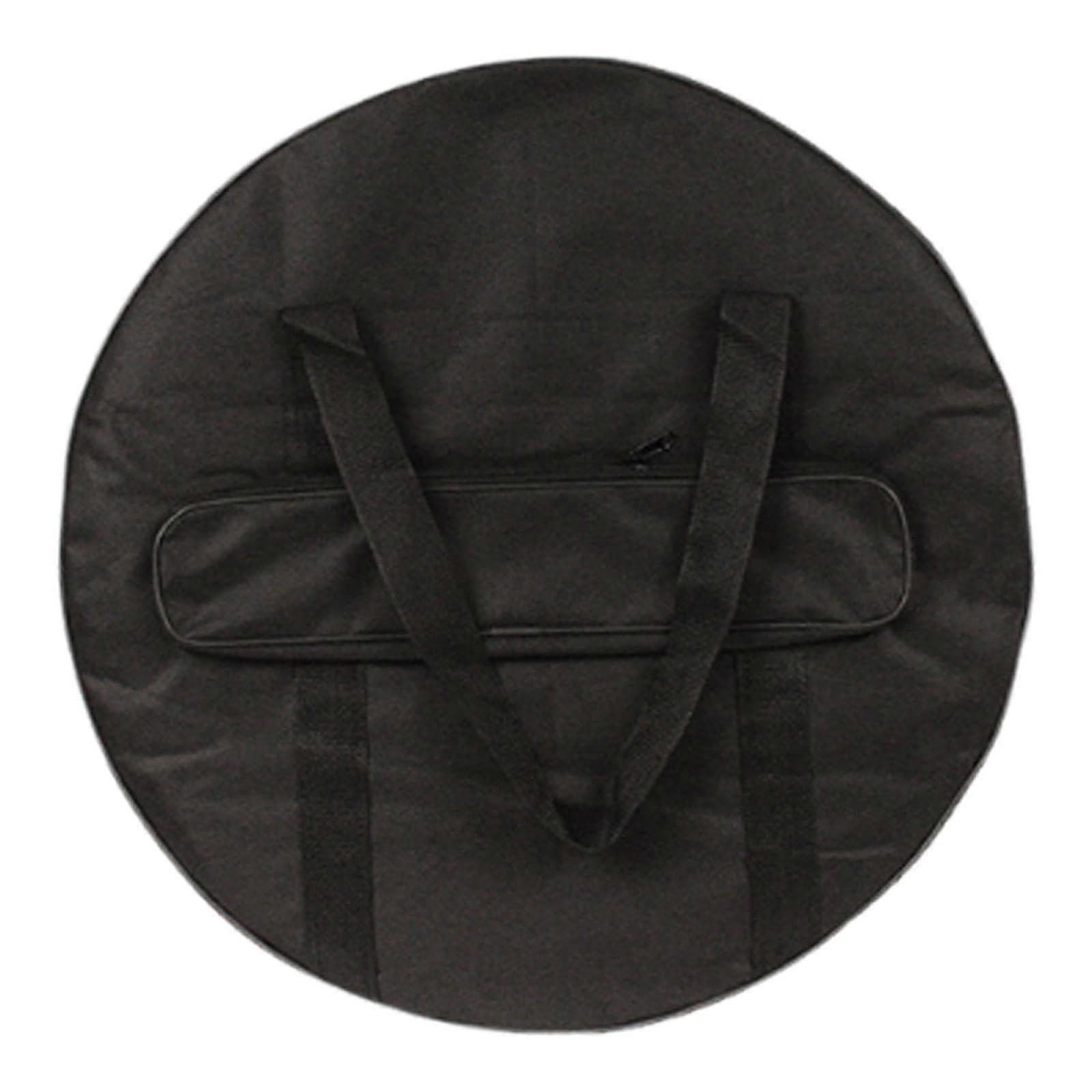Cymbal Bag with Carry Handle and Side Pocket, 50cm x 11cm Percussion Instrument Storage Bag for Stage and Travel