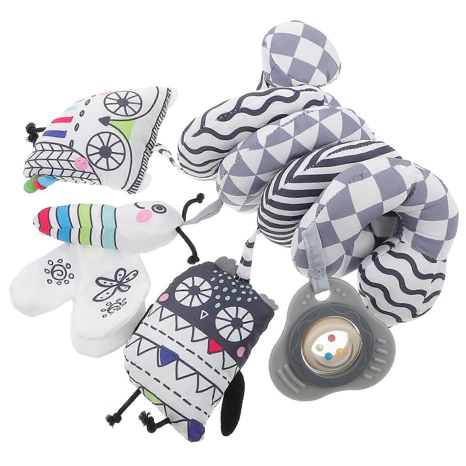 Car Seat Baby Stroller Toy Inspiring Self-Discovery For Babies With Assorted Color 1Set