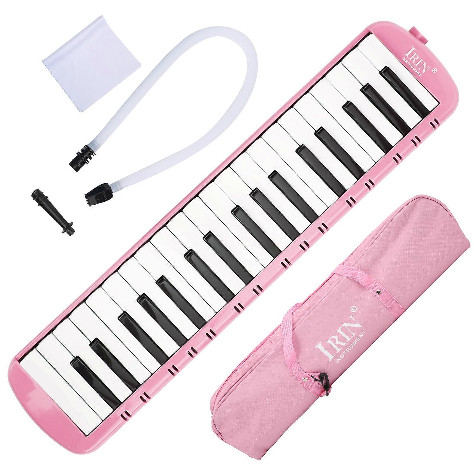 Melodica 37 Keys Keyboard Wind Musical Instrument for Beginner Professional TrainingPink