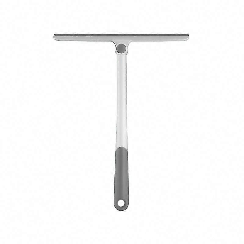 Long Handle Shower Squeegee with Hole - Gray Bathroom Window Cleaning Tool