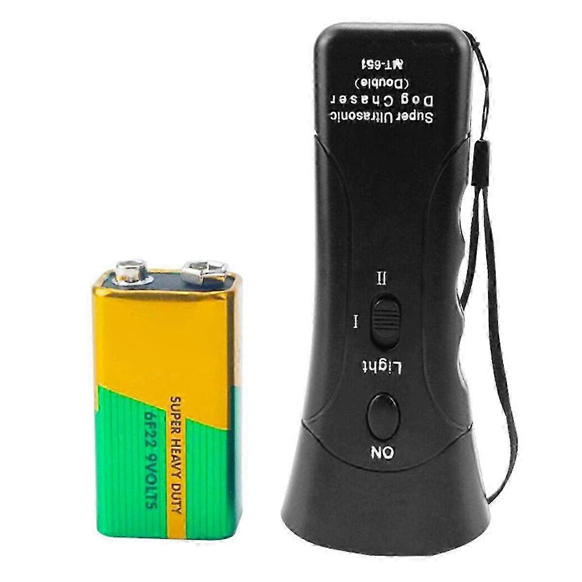 Double-Headed Ultrasonic Dog Whistle & Bark Control Device - Effective Training Tool for Pet Behavior Correction