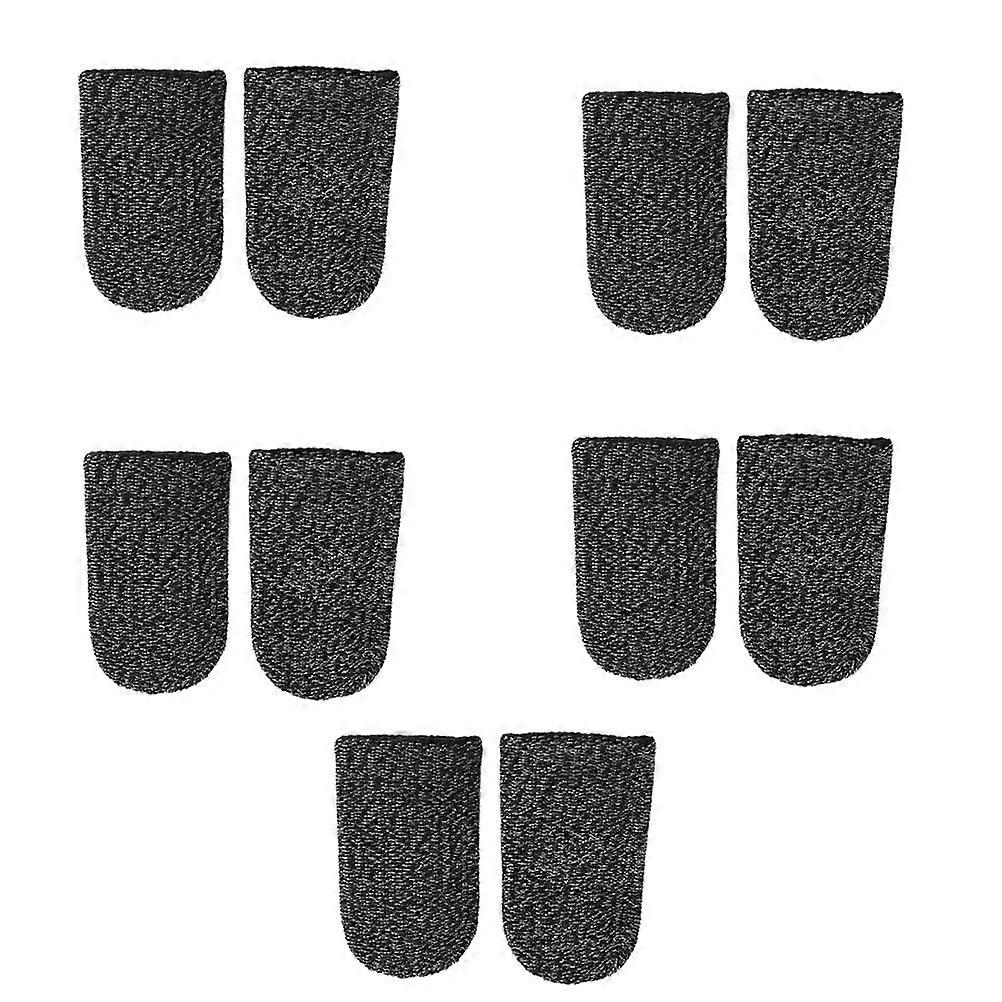 10pcs Breathable Elastic Finger Sleeves for Gaming – Sweat Resistant Design for Smooth Touch Experience on Phone Games