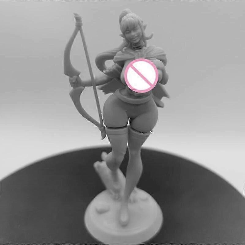 1/24 Scale Shooter Scene Unassembled Resin Figure Model Kit for Toy Collectors