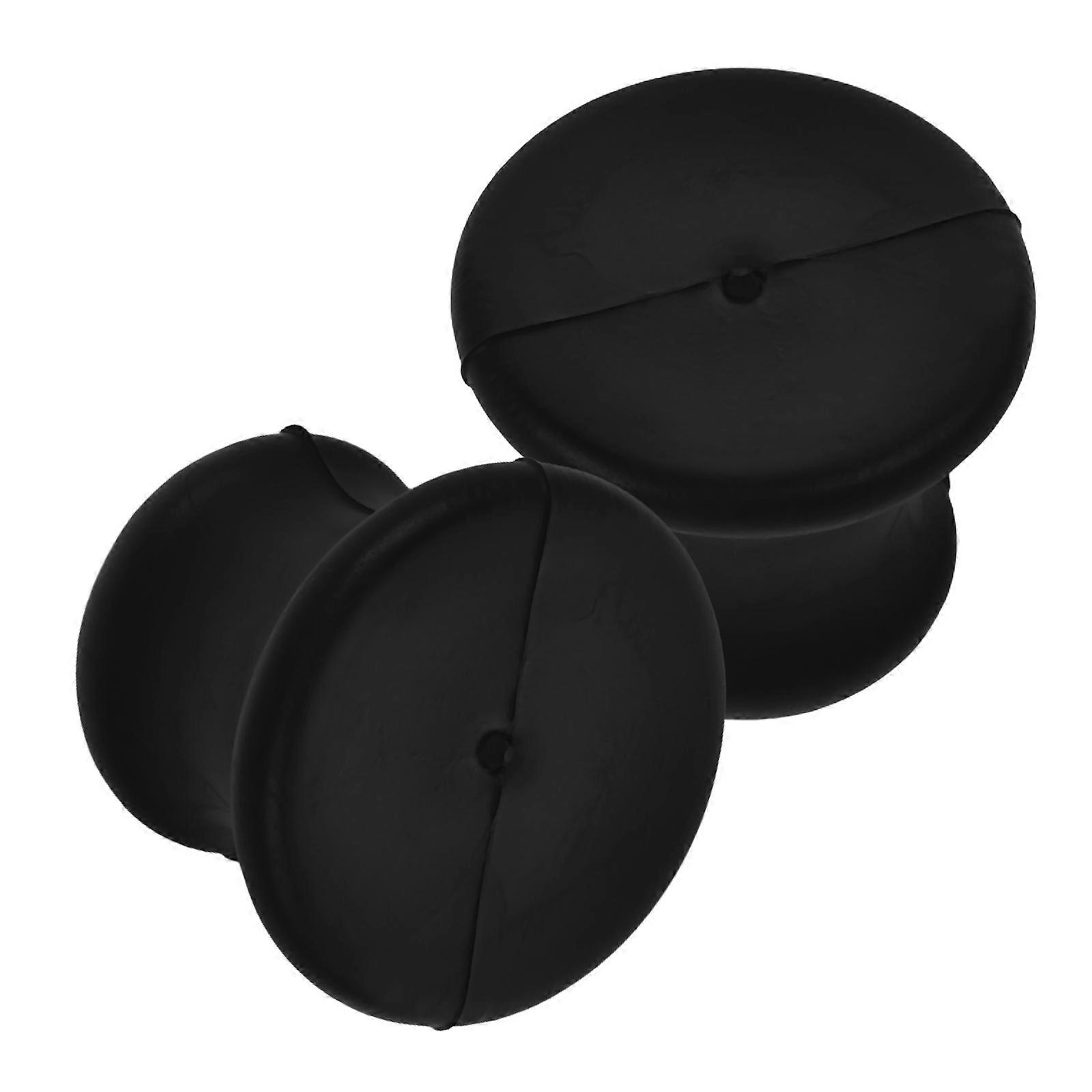 Sound Therapy fork Holders For Musical Instrument Accessories Meditation 2pcs Black Universal Design