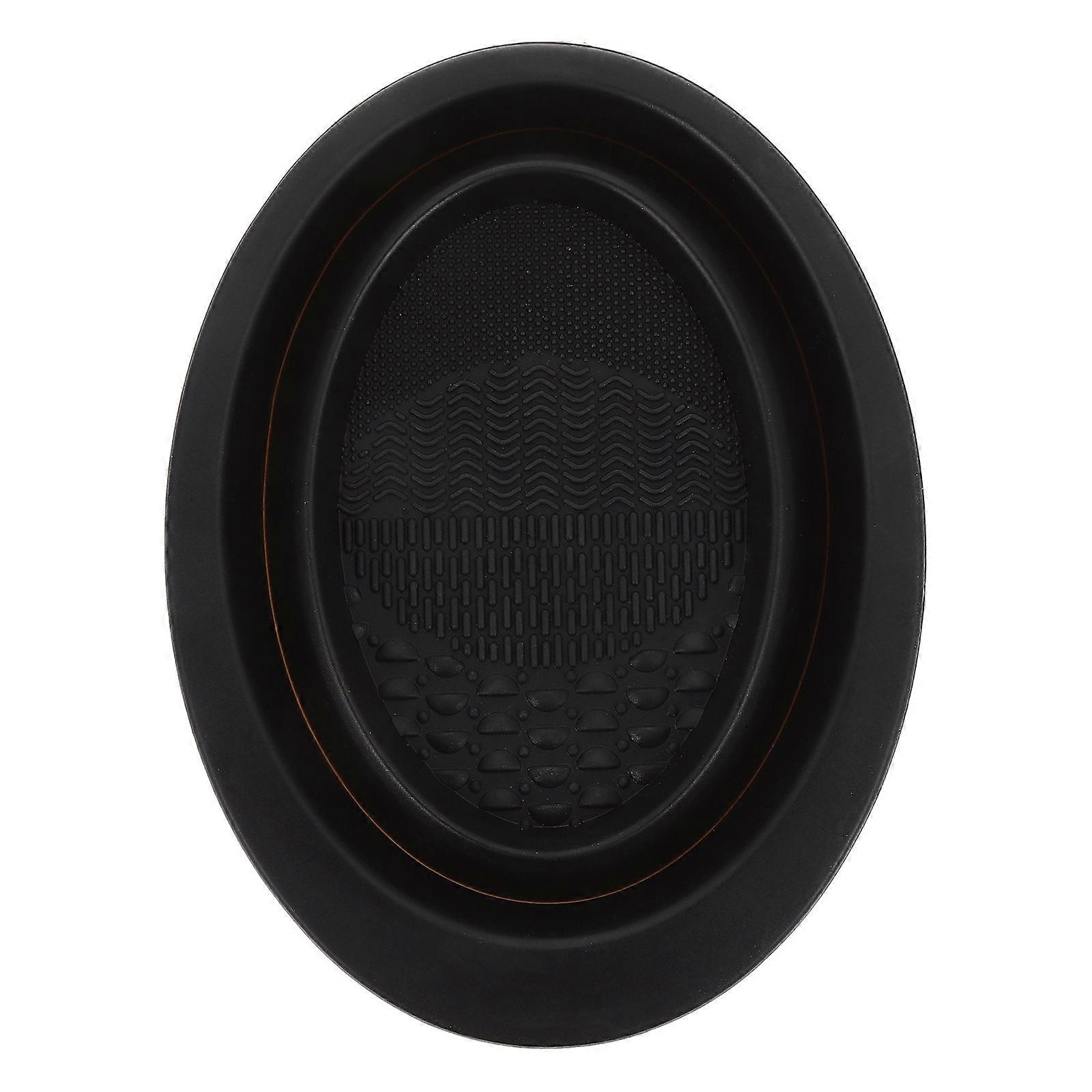 Silicone Makeup Brush Cleaning Pad & Rinsing Bowl – Reusable, Durable Brush Cleaner Tool for Eyeshadow & Brow Brushes
