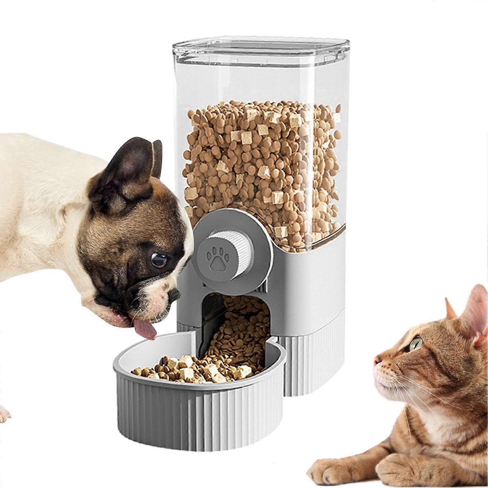 Automatic Cat Feeder Easy to Use, Feeder for Cats/Dogs, Automatic Feeder for Cats, Pet Food and Water Dispenser Automatic for Small/Medium Pets.