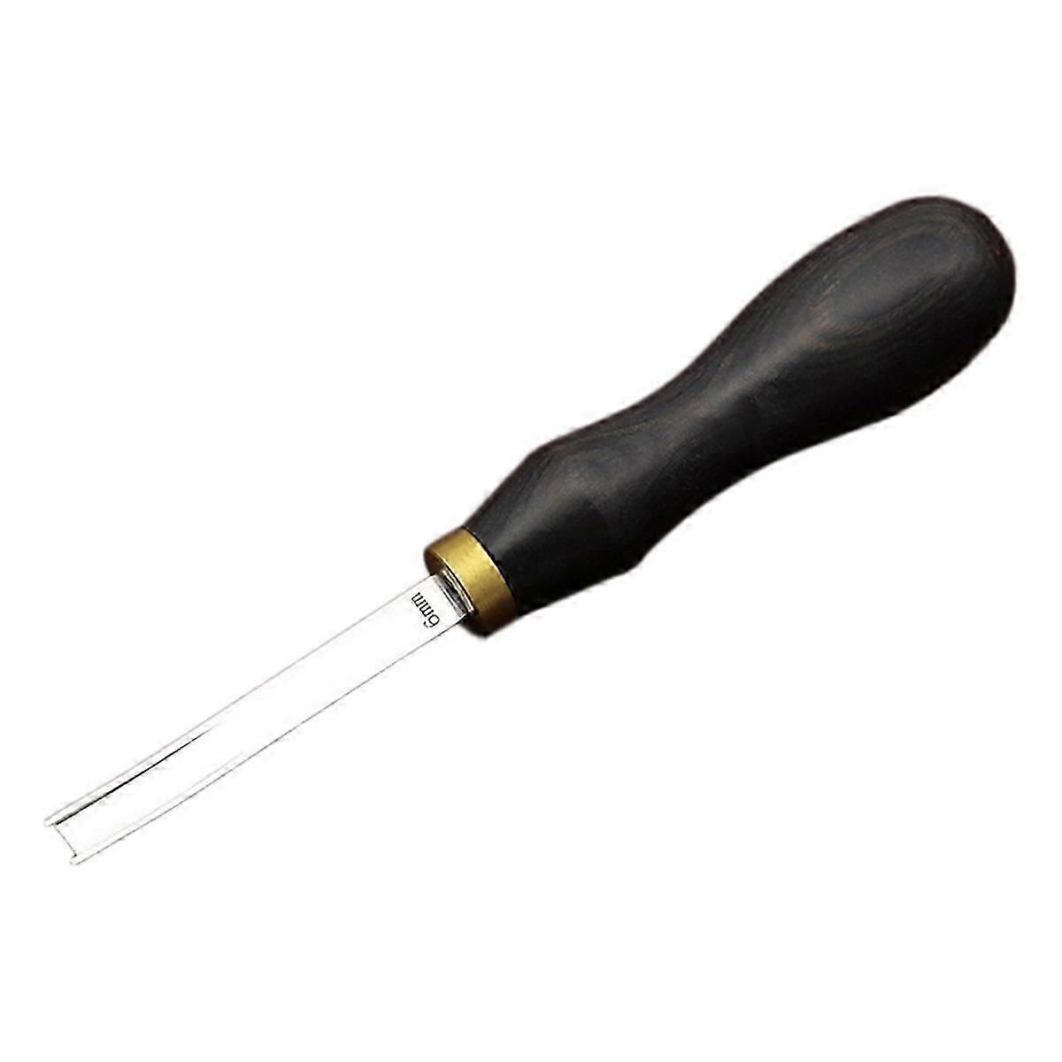 Leather Edge Bevelers Thinned Tool,with Handle Trimmer Black No.6