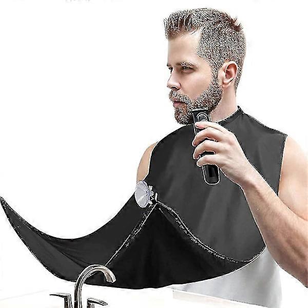 Beard Apron with 4 Suction Cups, Shaving Bib for Men