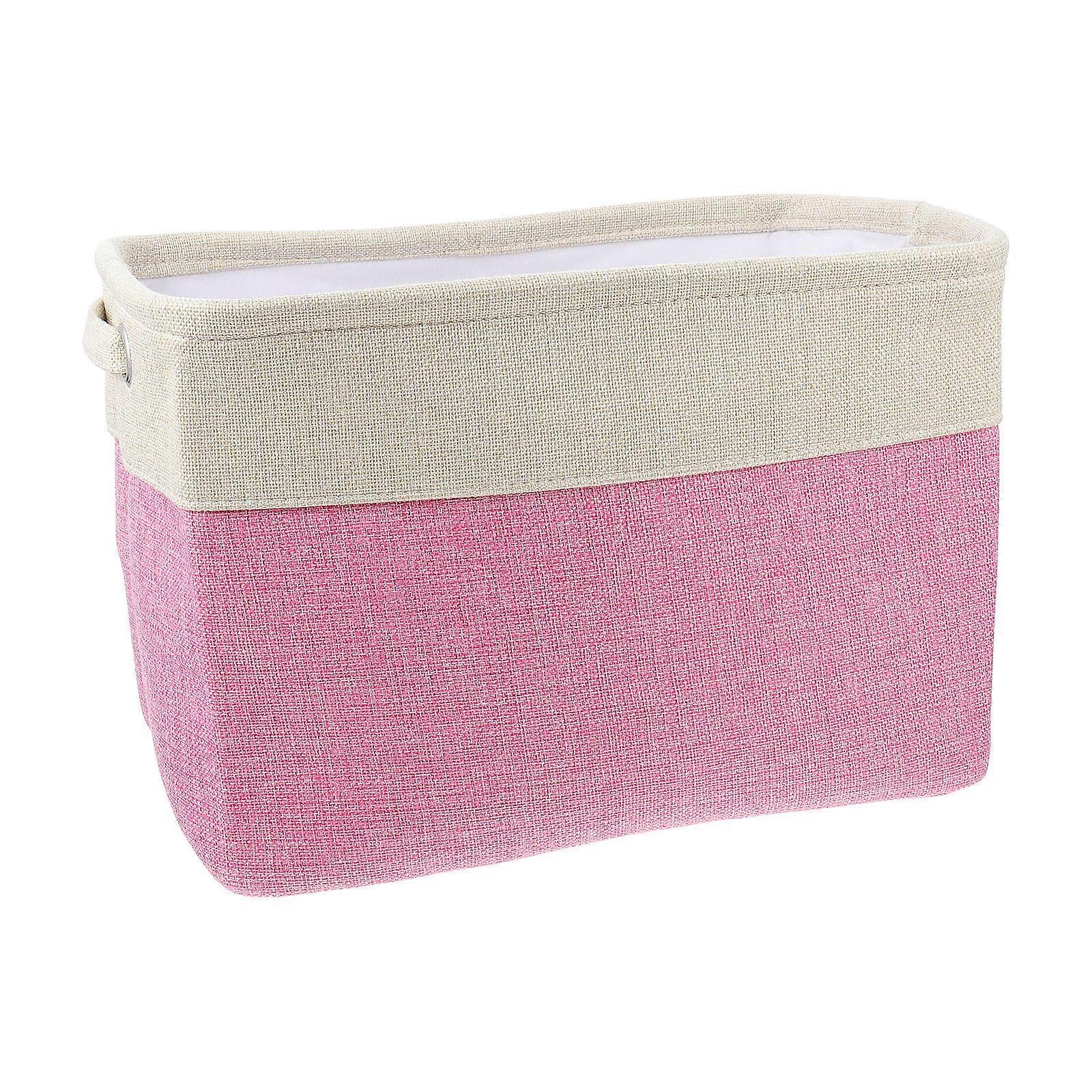 Toy Basket Travel Adults Rectangular Cotton-linen Simple Storage 1Pack