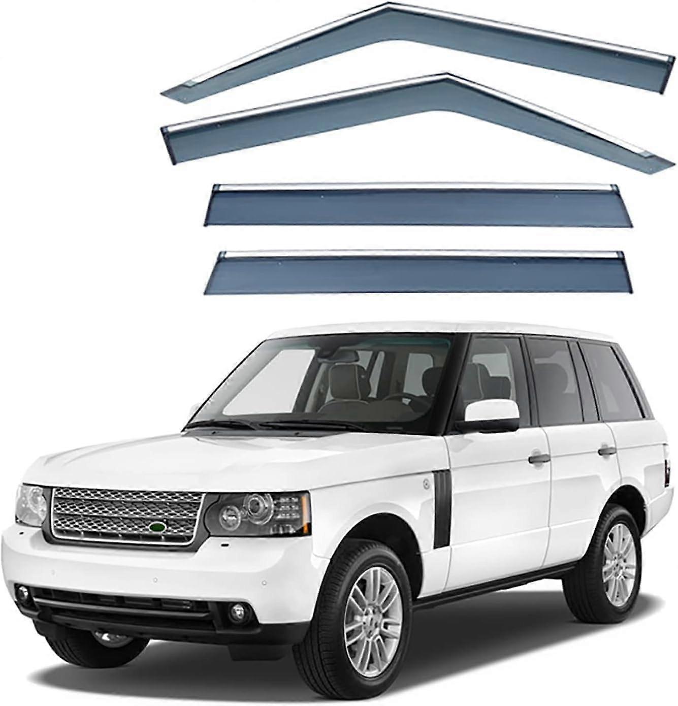 Auto Wind Deflectors for Land Rover Range Rover MK3L322 20022012, Car Side Window Wind Deflectors Visors Auto Window Rain Guards Rain Deflectors.