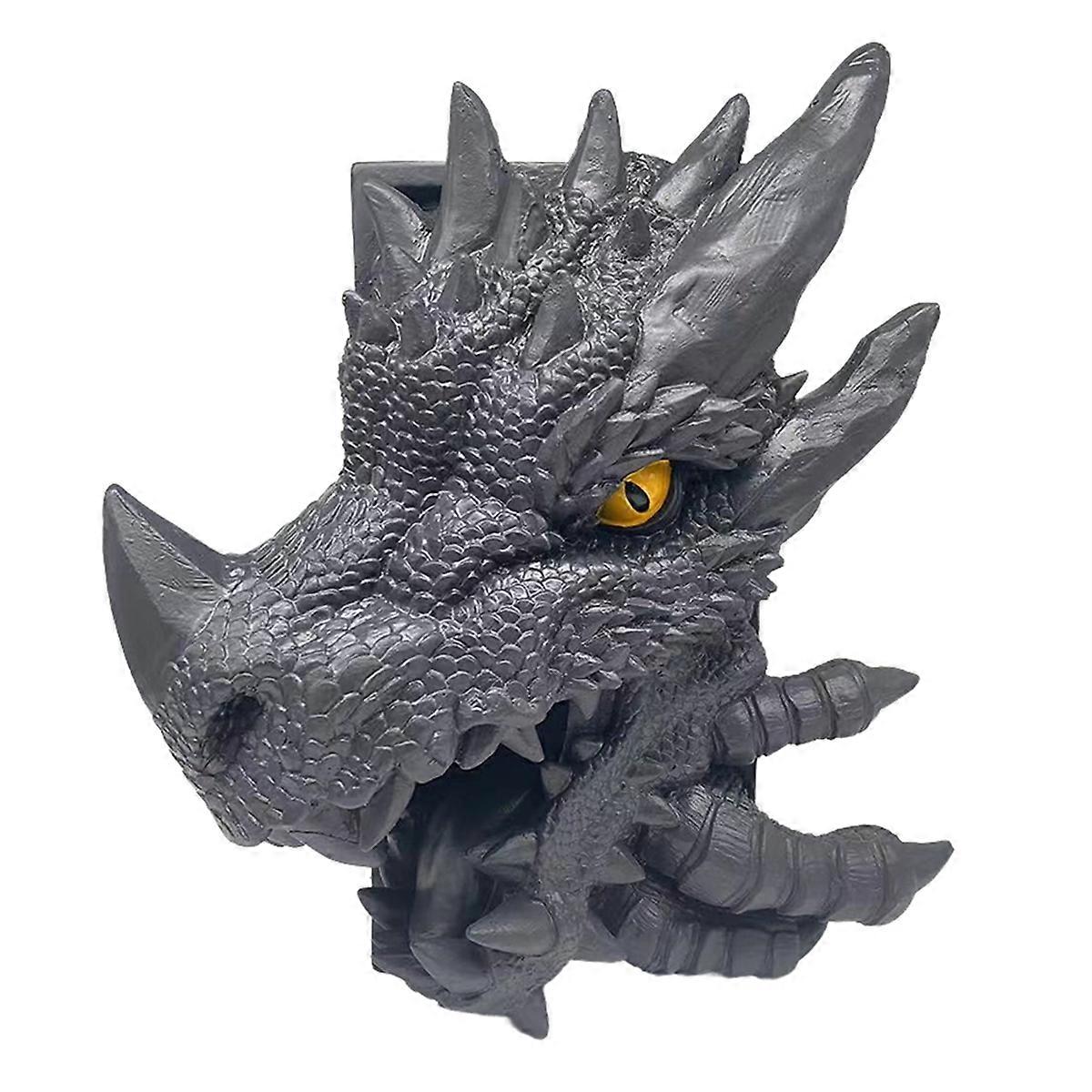 Titular de Livro do Dragão Frei Bookends do Dragão Bookends Ends, 7 Polegadas Resin Book Holder