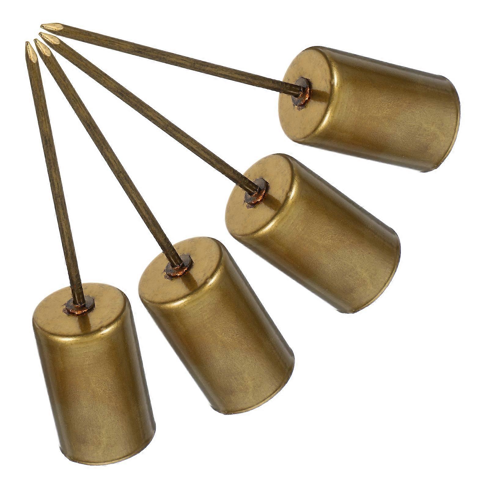 Christmas Candle Holder 4Pcs Multi Festive Atmosphere Table Decoration Tools Ornamental Inserting Inserts