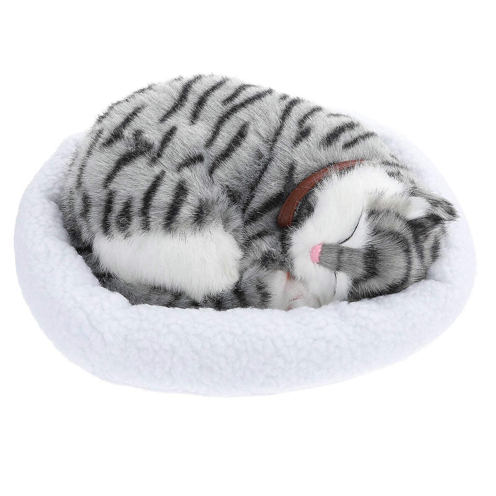 Cat Figurine Decor Polyethylene Material Unique Cat Decor Study Room 1Set