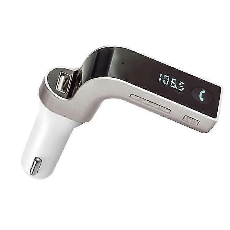 G7 Bluetooth bilsett håndfri FM-sender radiospiller lader - USB