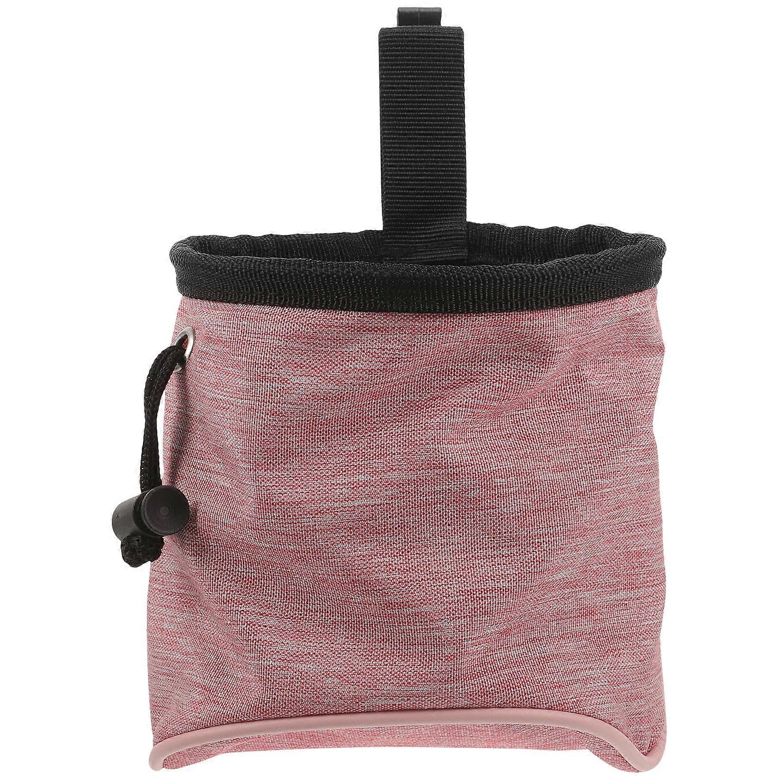 Cloth Dog Treat Bag for Storage Conveniently Attaches to Belt Perfect for Training and Walking