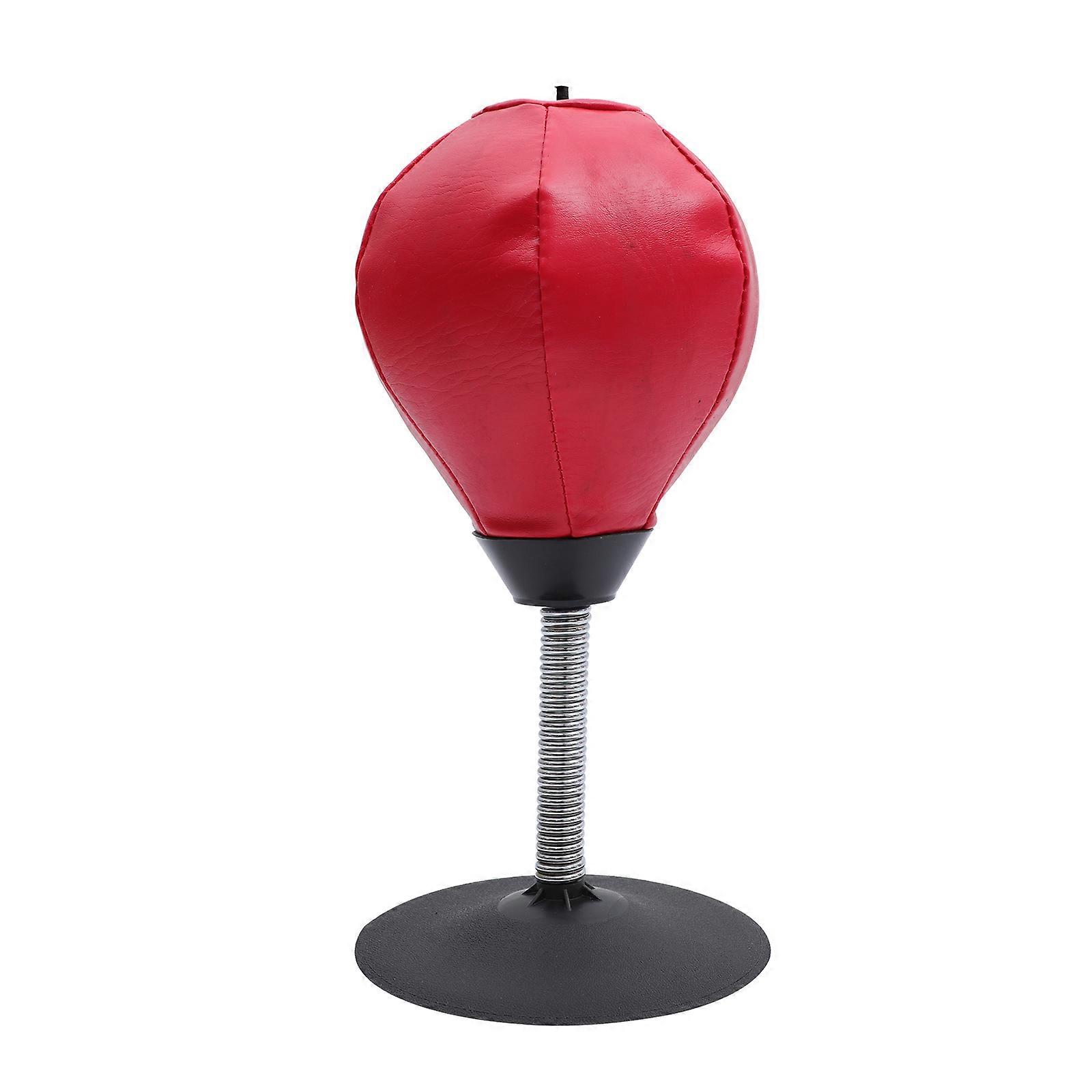 Desktop Punching Toy 1Pc Indoor Use for Kids Red Building 1Set