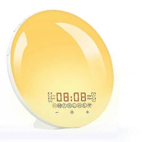 Digital Wake Up Light Alarm Clock with Sunrise/Sunset Simulation and Smart Life APP Control