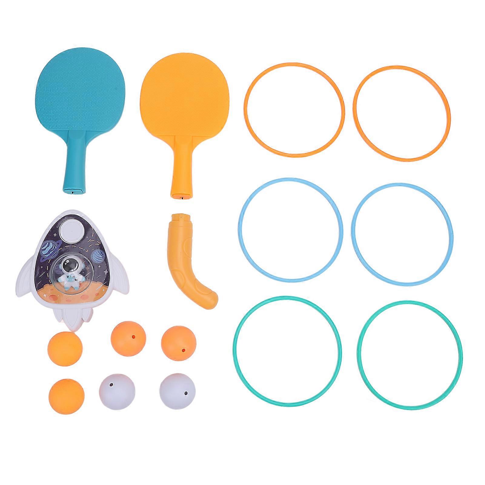 Hanging Trainer Portable Set for Kids Door Pong Game Hanging Table Tennis Exerciser with Rackets