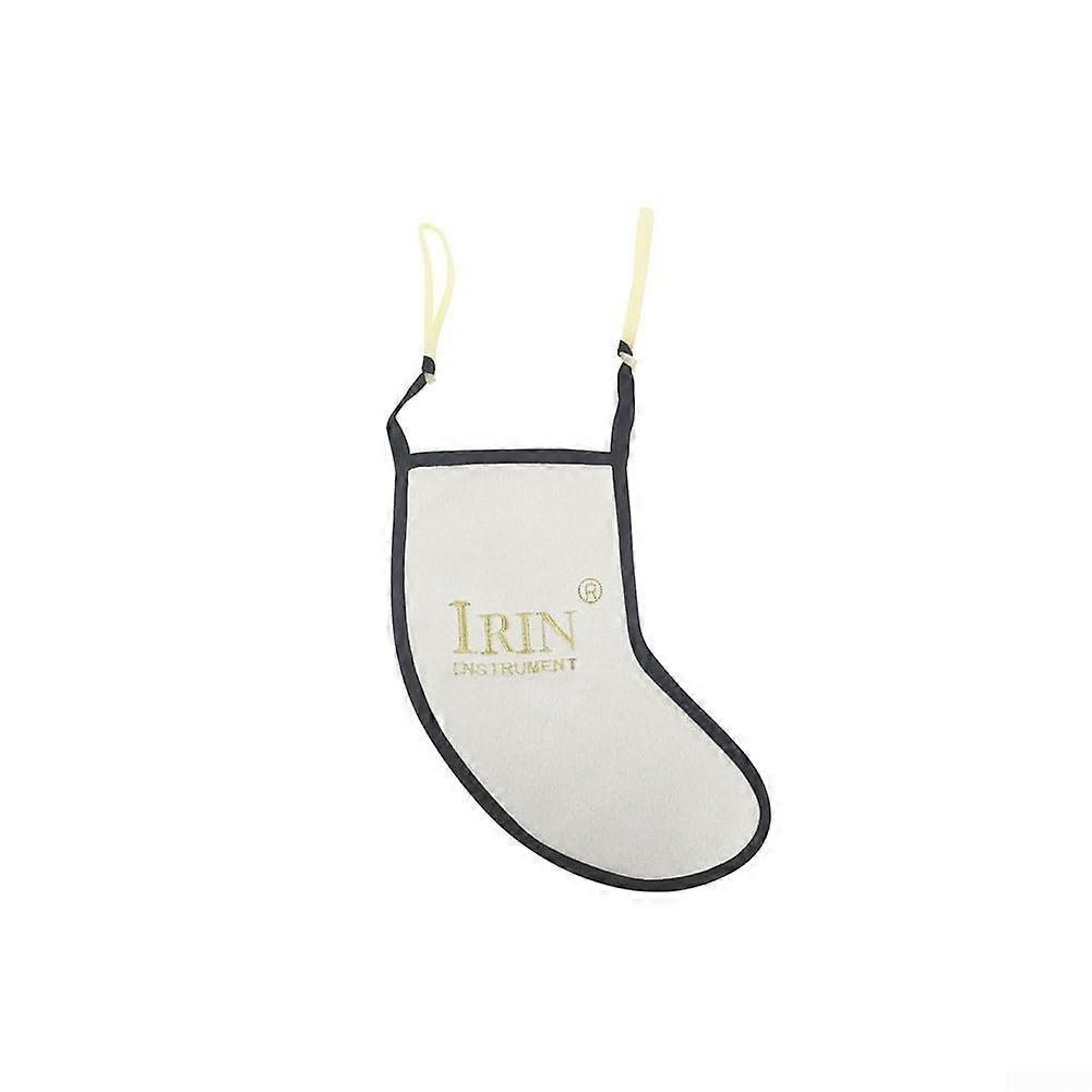 Slim design cotton chin rest accessory for violins provides essential support to alleviate discomfort during practice (White 1/4)