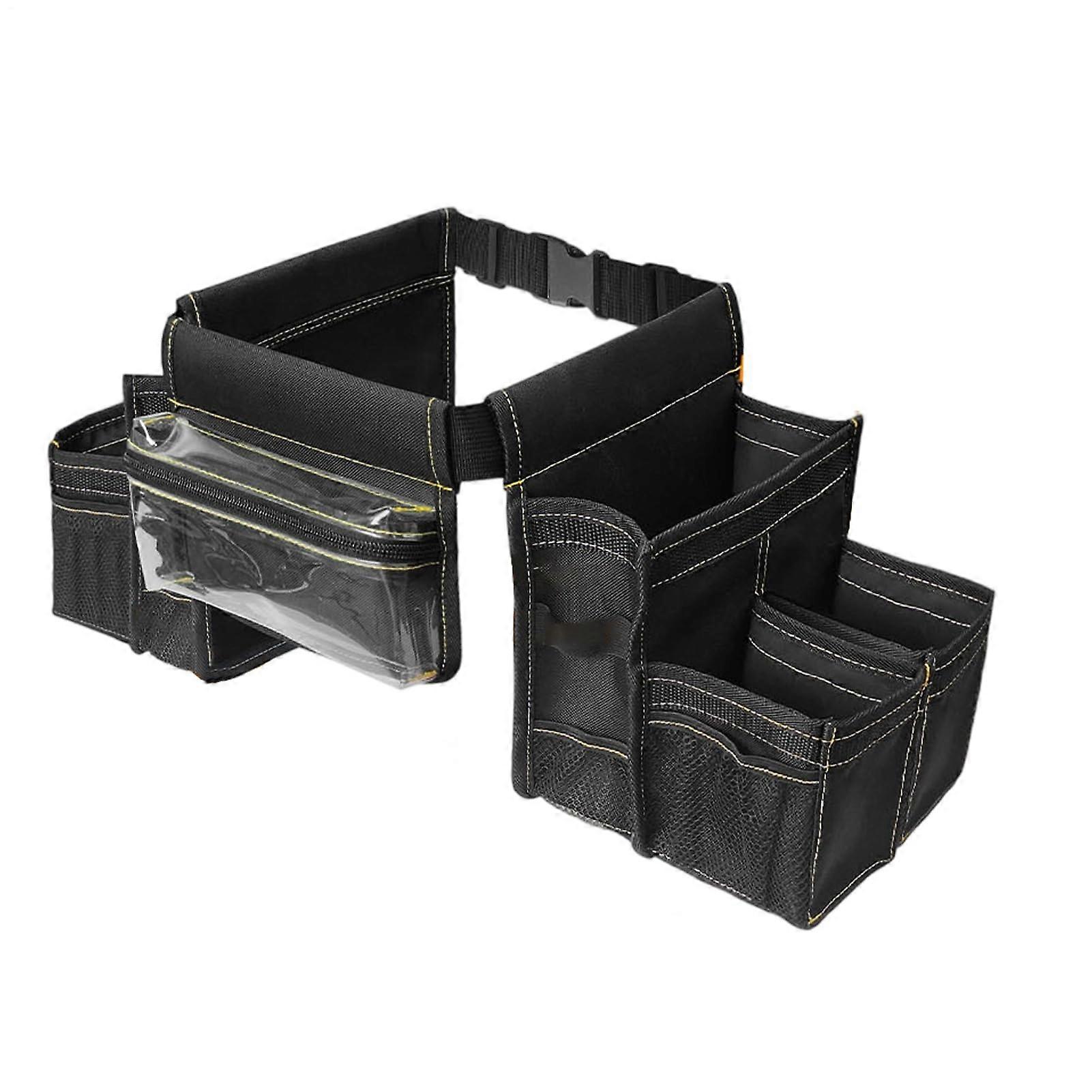 Waterproof and multifunctional tool belt – Belt with multiple pockets for construction, gardening, electrician, and plumbing cleaning work.