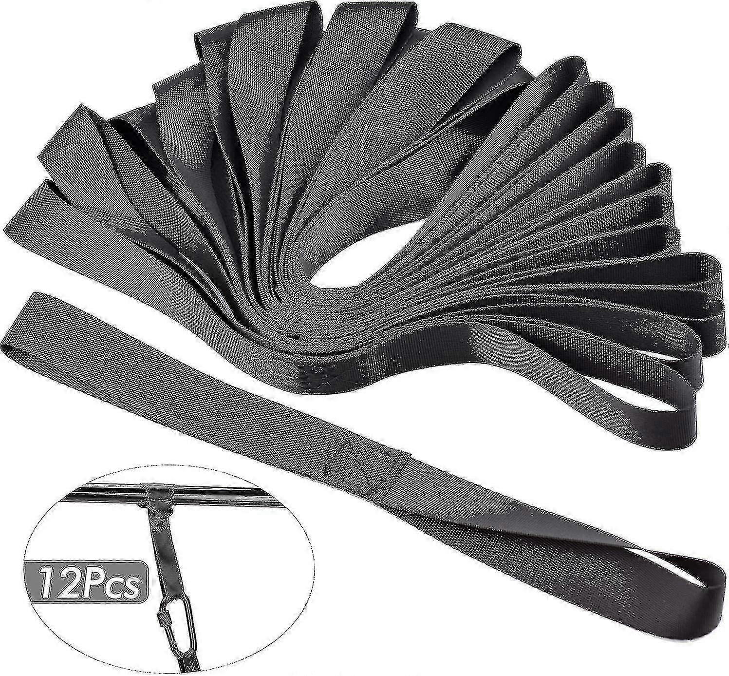 Lashing Loops Pack of 12 Heavy Duty Tension Straps, 500 Kg Fastening Straps Gift Box - For Secure Binding