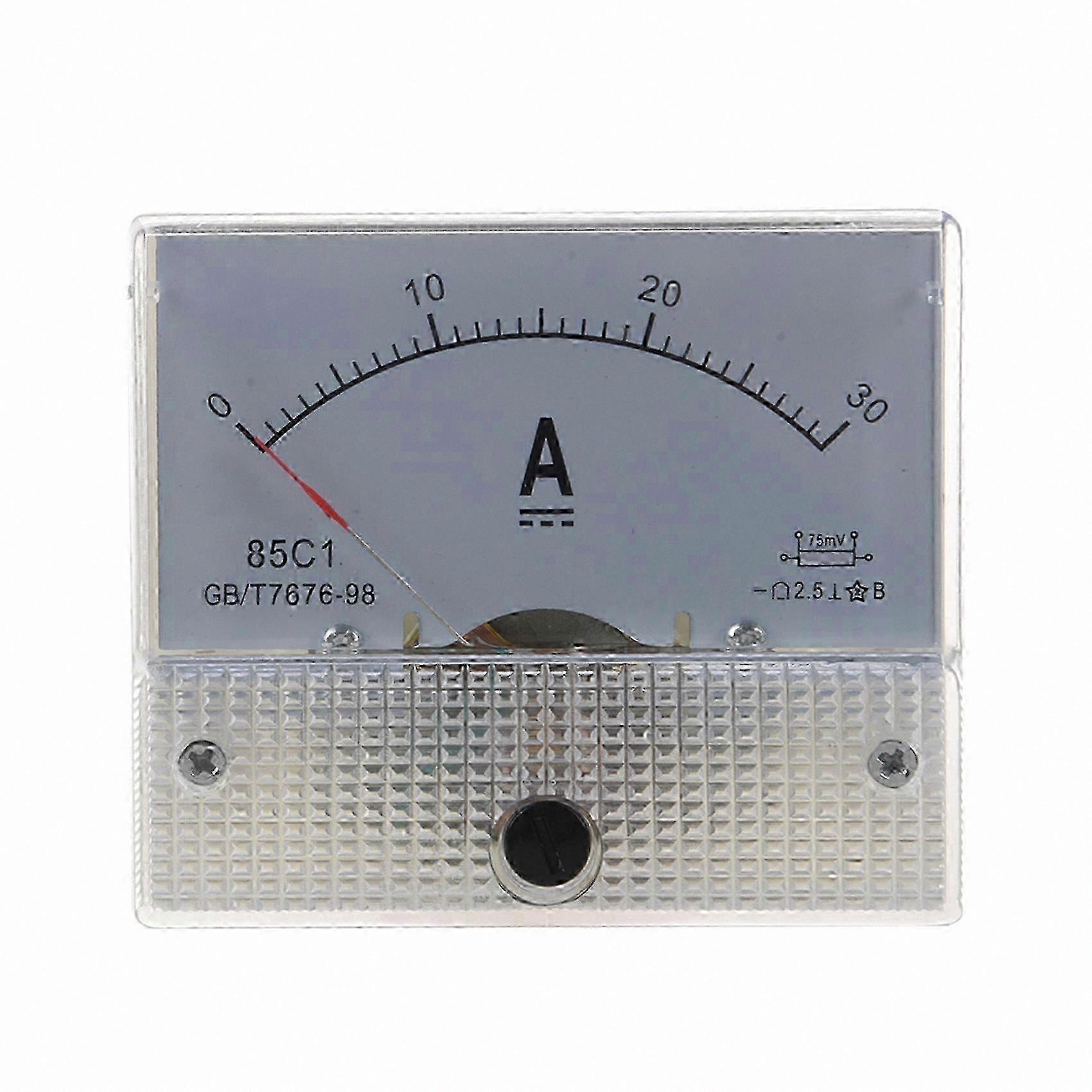 DC 30A Analog Panel Meter for Current Monitoring