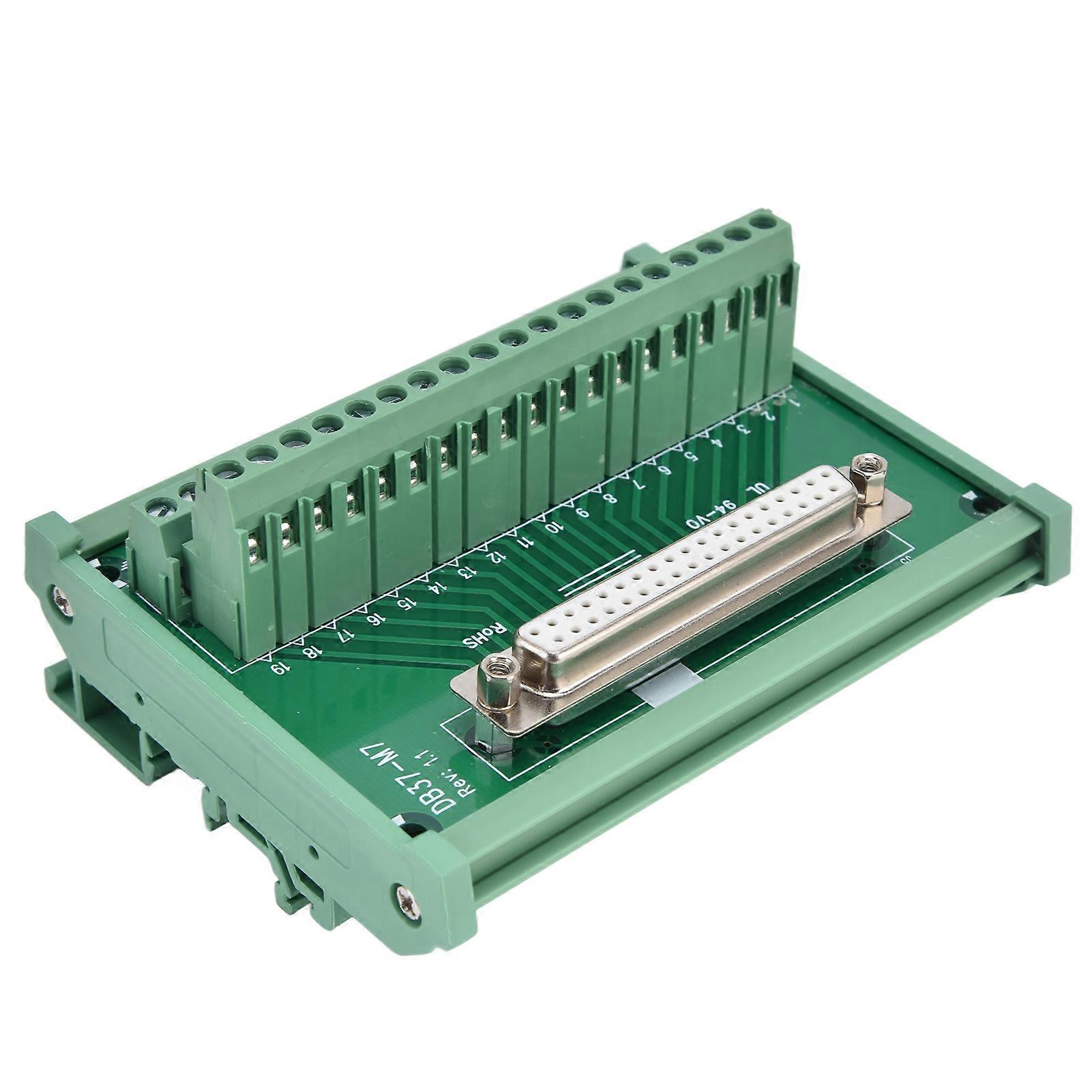 Terminal Board Adapter Plate Connector Module PCB Breakout Female DC 60V DB37‑M7
