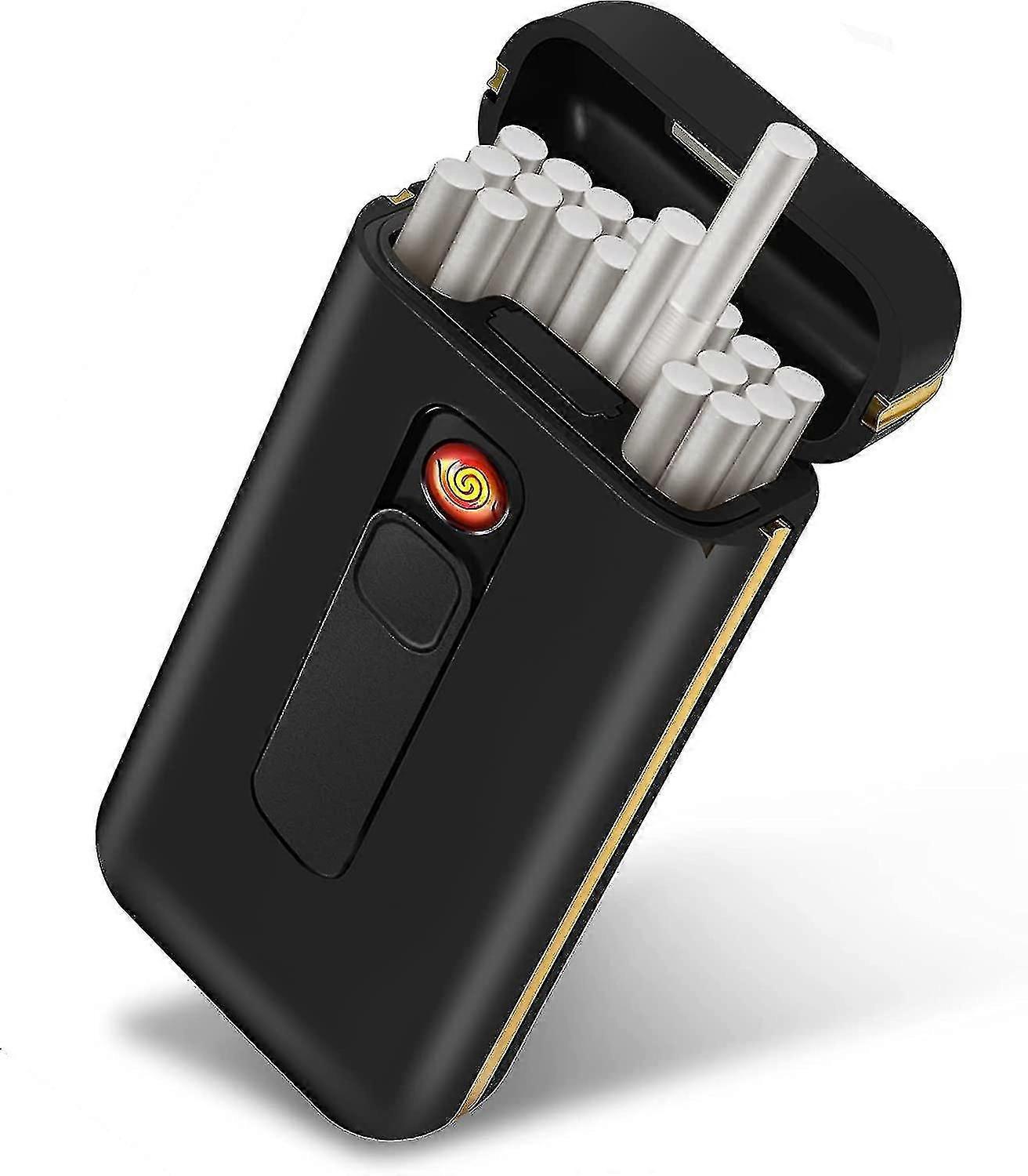 Zigarettenetui with Lighter, 20 Pieces King Size Cigarettes - For Men