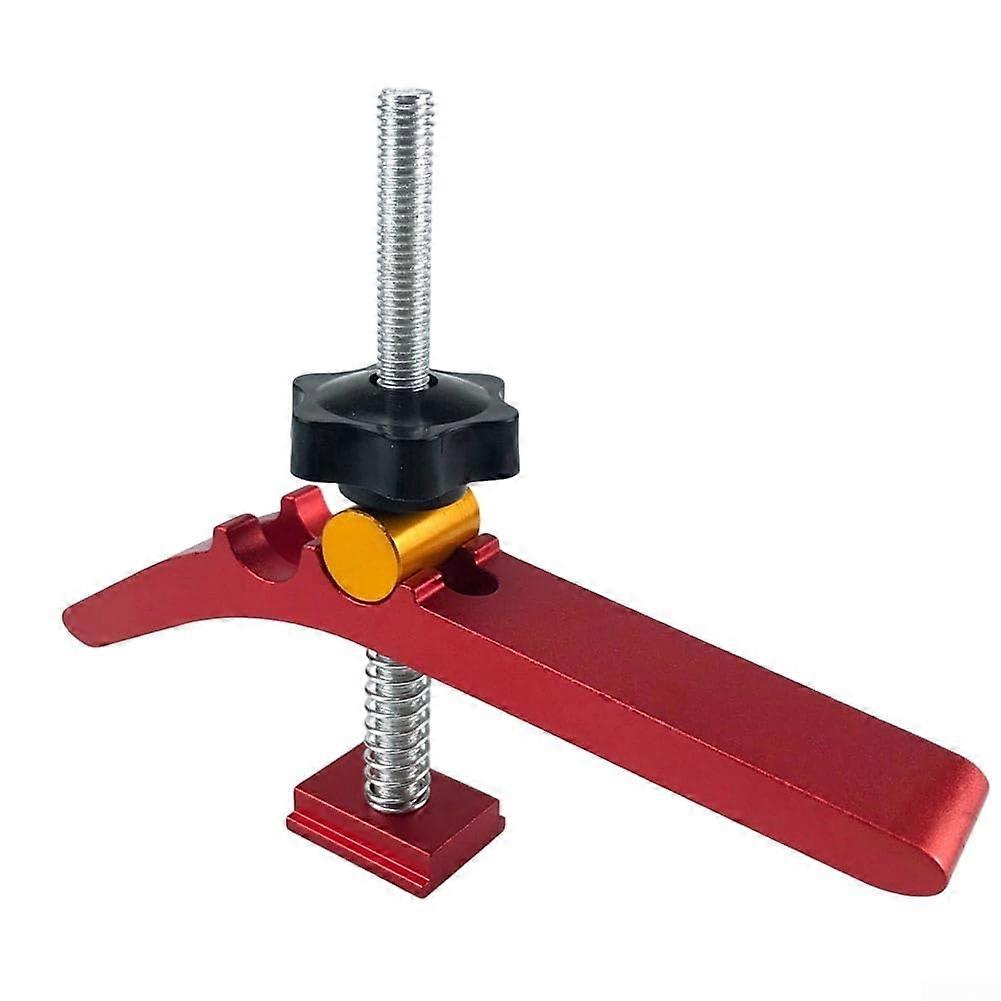 Slidertype T-Nut Pressure Plate, Aluminum, For Woodworking Jigs And Router Tables, Compatible With T-Slot Systems