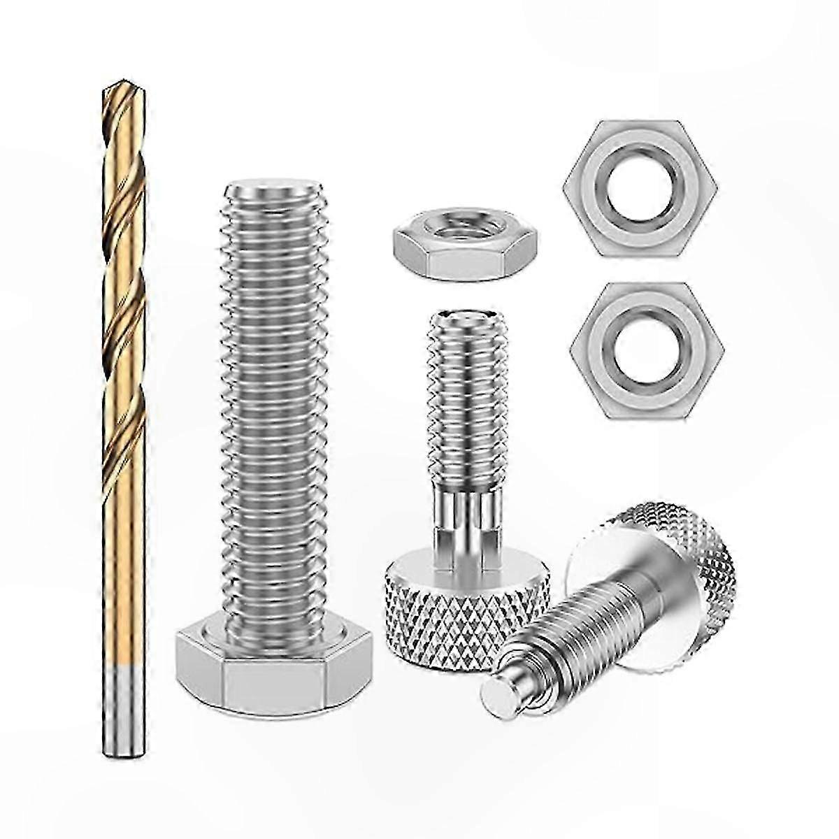 Stainless Steel Handle Release Pins Kit for Tool Box Handle Removal with Hand Retractable Spring Plunger