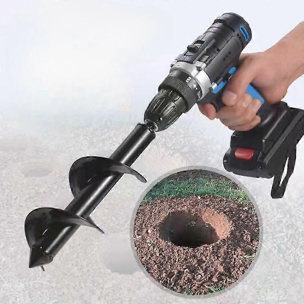 Garden Auger Drill Bit for Planting Rapid Bulb Planter Tool Spiral Hole Digger for Umbrella Holes