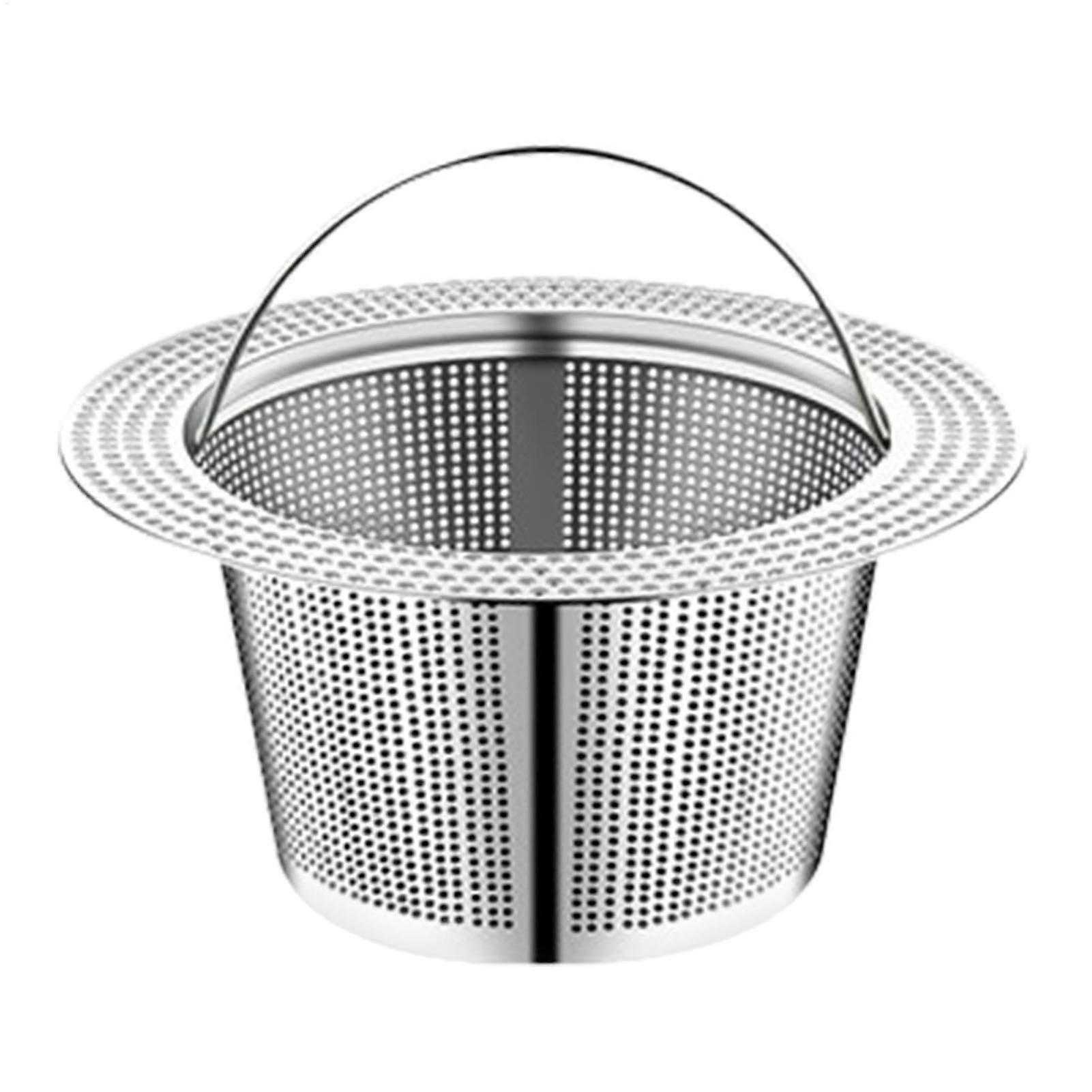 Stainless Steel Sink Strainer With Handle  Fine Mesh Strainer Basket 10. Haksakh. 4 cm
