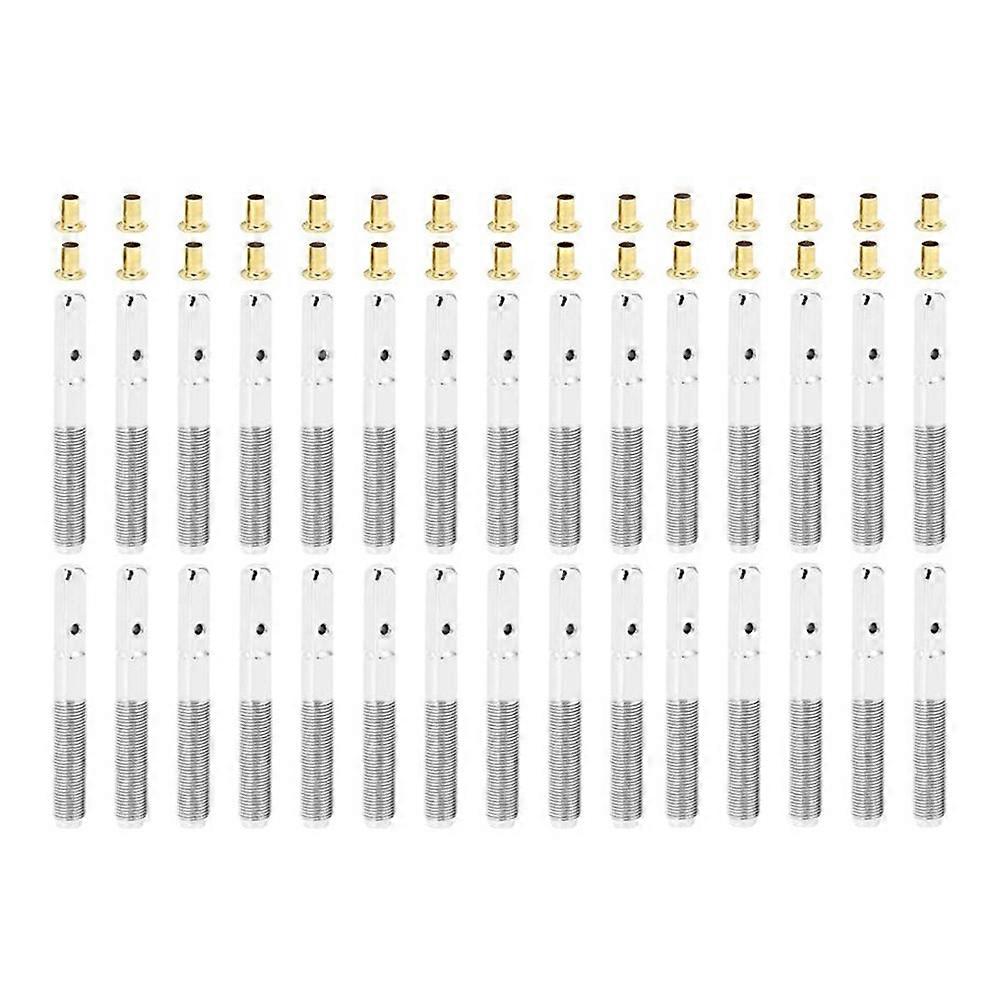 30Pcs Tuning Pin Nails with Brass Rivets Set for Lyre Harp Small Harp Musical Stringed Instrument