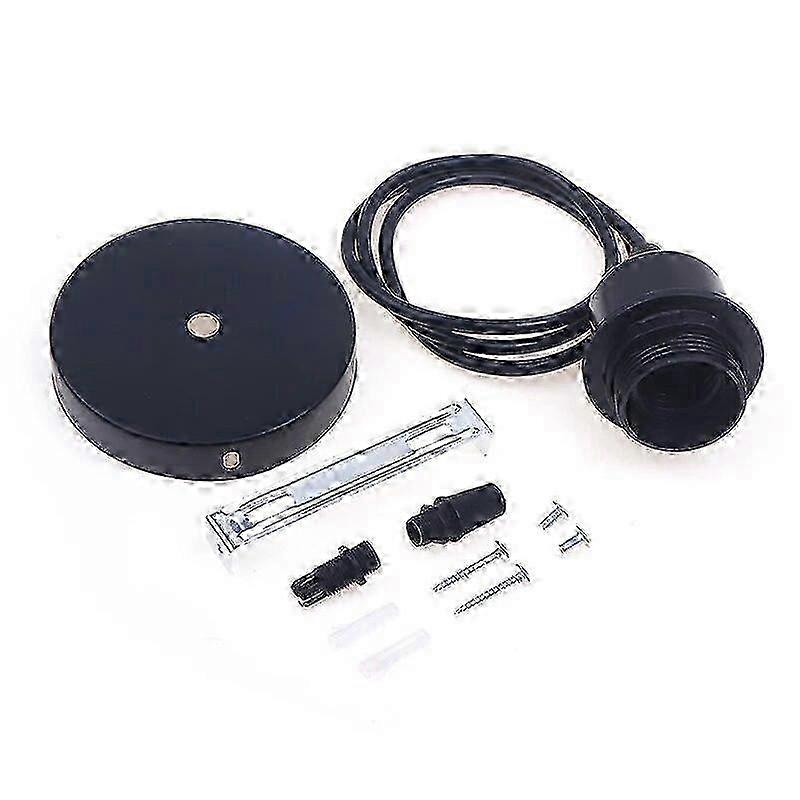 E27 Ceiling Lamp Holder with 1M Cable for Hanging Pendant Lights -   Socket Base