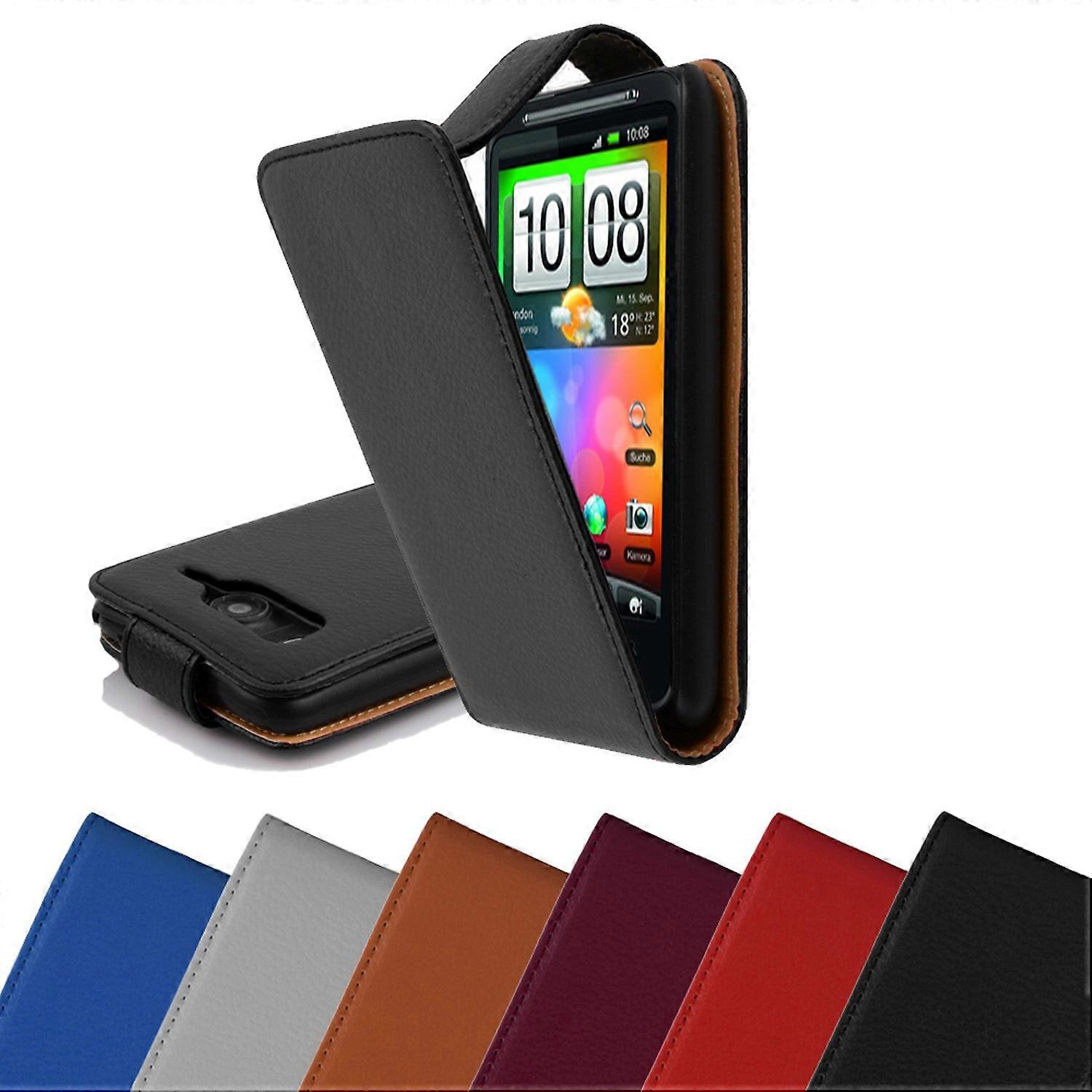 Case for HTC Desire HD Foldable Phone Case - Cover - with Magnetic Closure