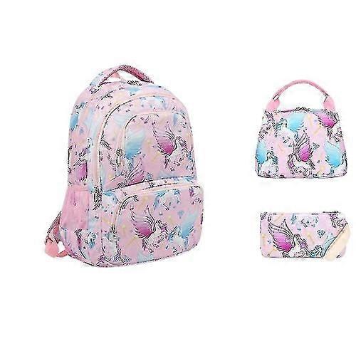 Three Piece Cartoon Backpack For Schoolbags Children's Backpacks