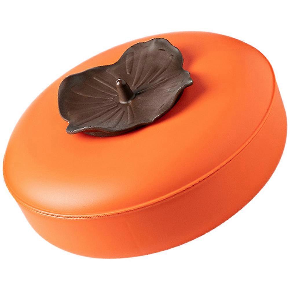 Serving Tray for Nuts Multi Grids Snack Tray for Family Gathering Orange Portable 1Pack