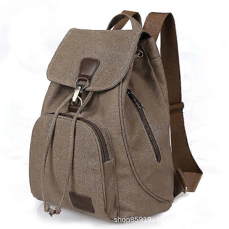 Men Backpack Shoulder Bag Retro Canvas Backpack School Bag