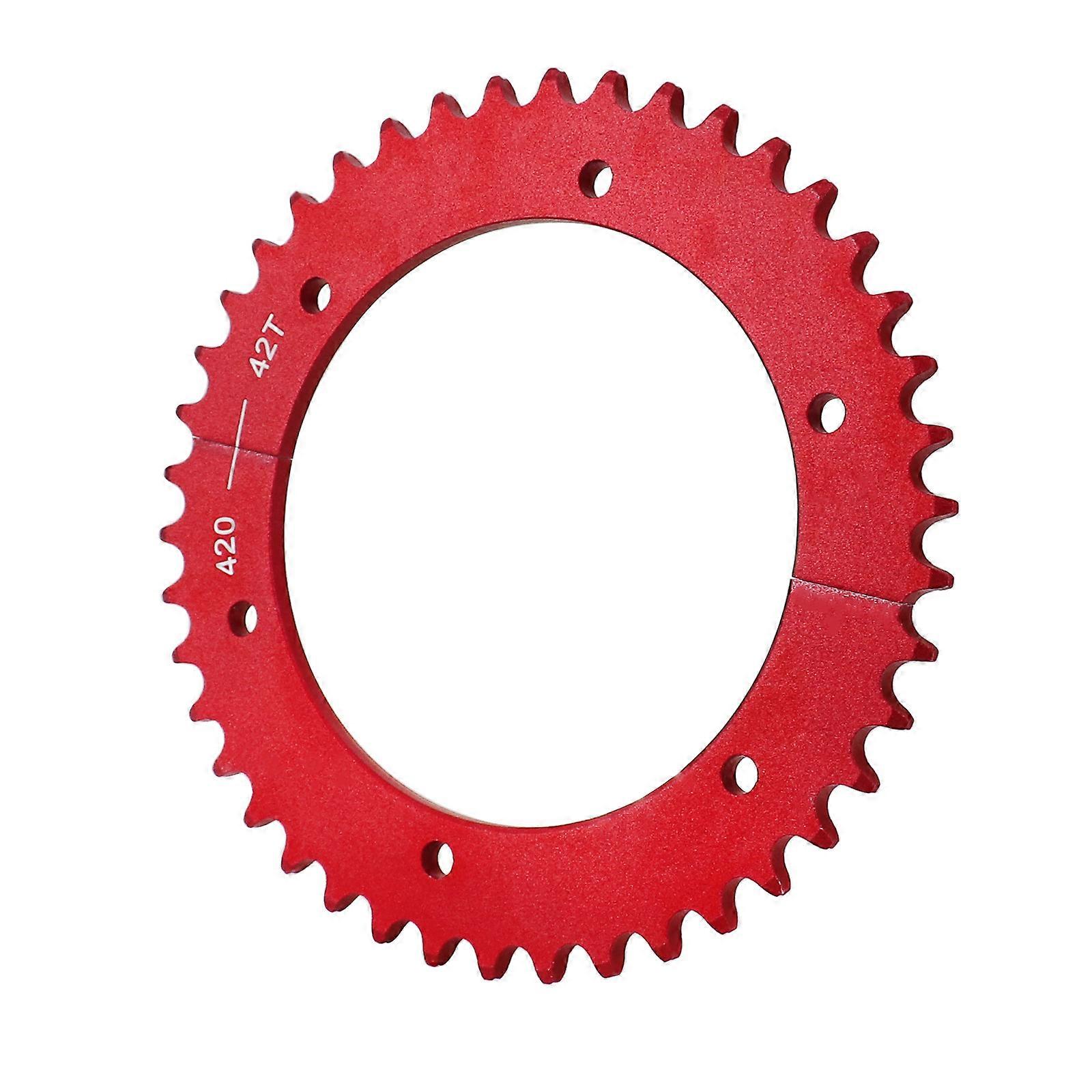 Rear-opening sprocket, 420 specification, 42 teeth, suitable for multiple Predator models