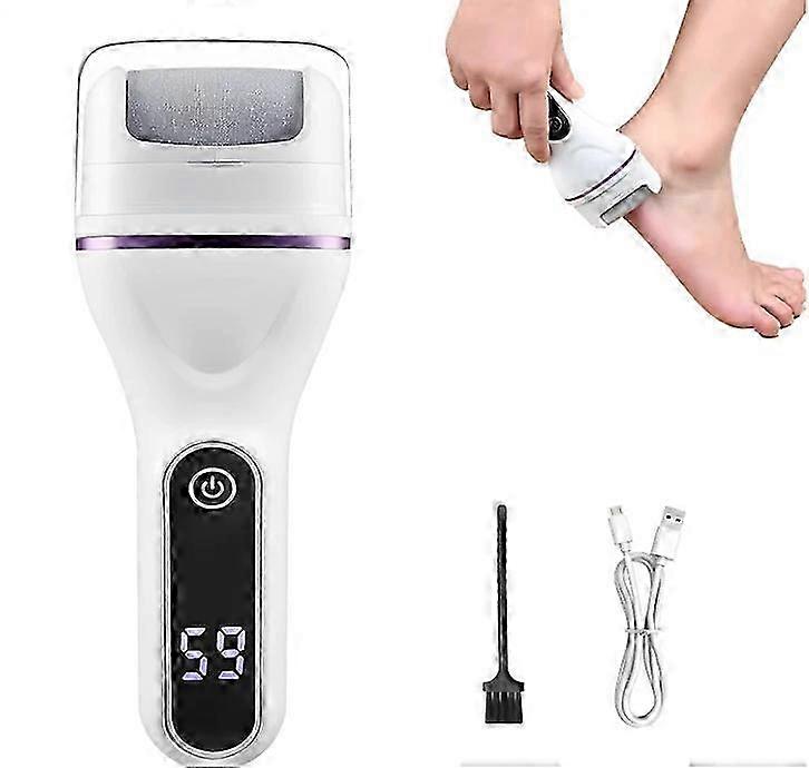 Improved Electric Foot Callus Remover with Digital Display - Tool for Feet Care and Comfort