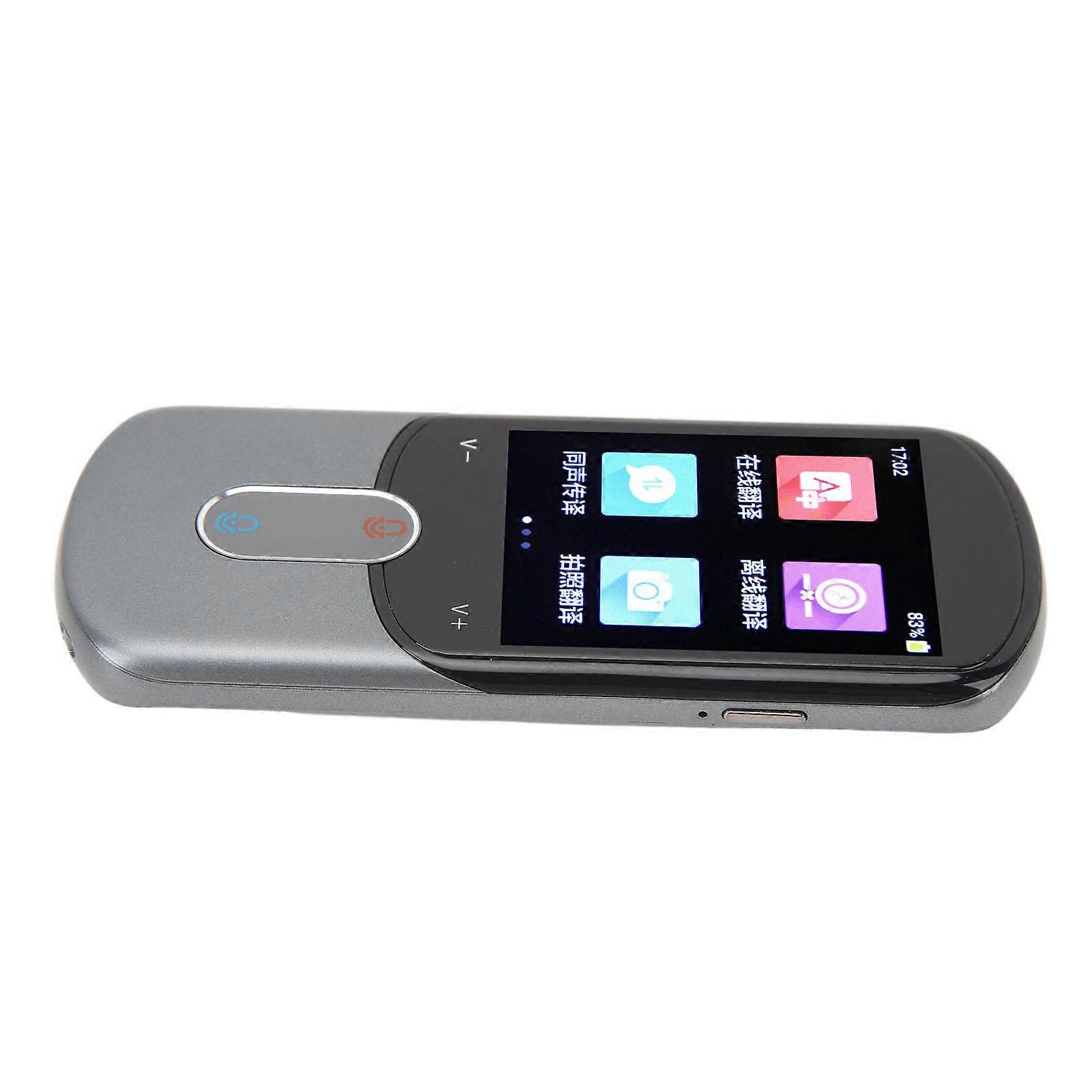 Dark Gray Language Translator Device 139 Online & 18 Offline Languages