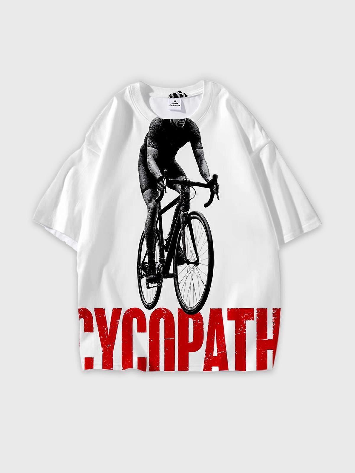 T-Shirt Short Sleeve Round Neck, Summer Casual Loose Graphic Tee, Unisex Pattern V3592