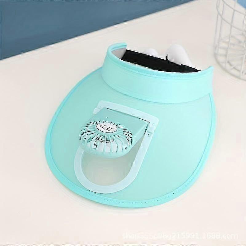 حلوى اللون USB قابلة للشحن مروحة كاب الصيف مروحة كاب الكبار مروحة كاب