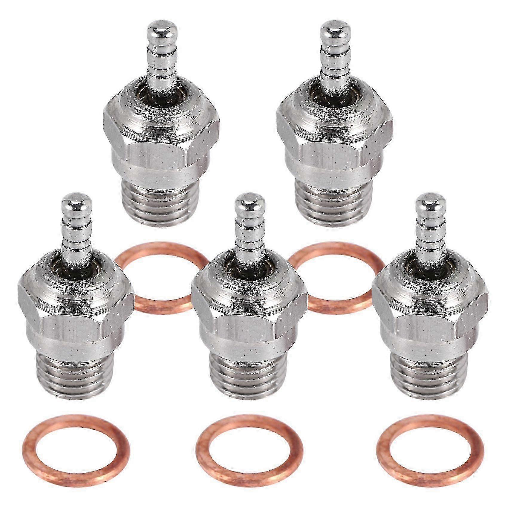 5個N3グロープラグ、ニトロエンジングロープラグ、RCトラックスパークプラグ、ホットグロープラグ