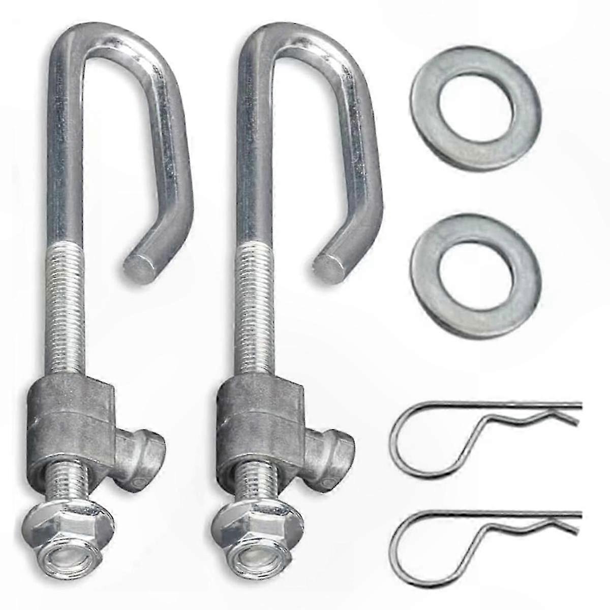 Deck Lift Hanger Rod Kit for Lawn Tractor Attachments, Compatible with Multiple Models, Durable Steel Construction