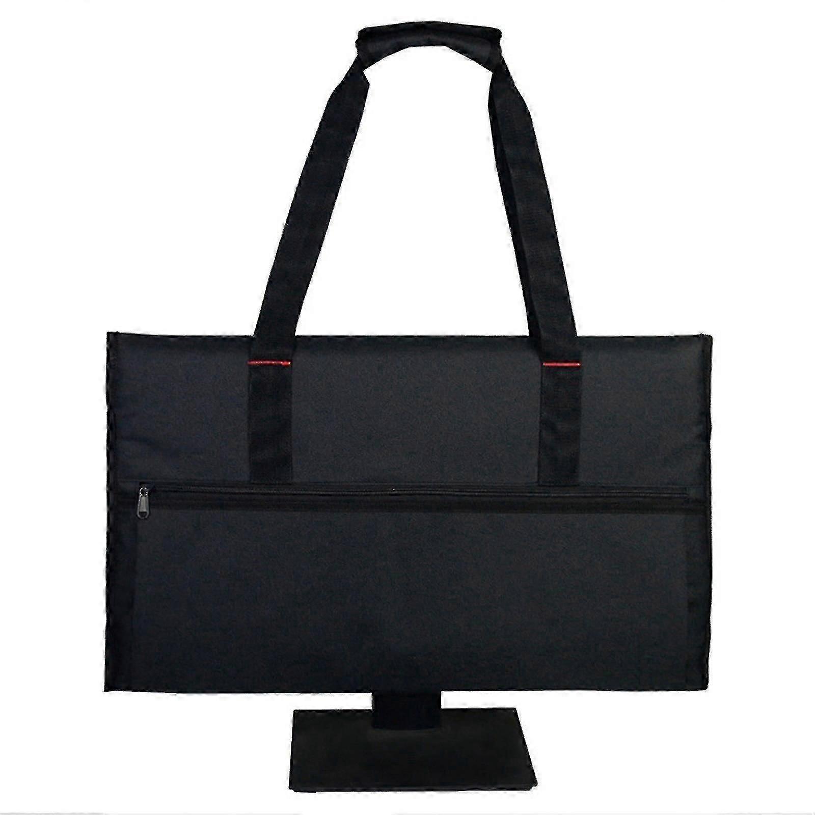 Custodia da viaggio per 24 schermi lcd e monitor, con fodera imbottita in velluto, borsa protettiva per monitor compatibile con 24 monitor