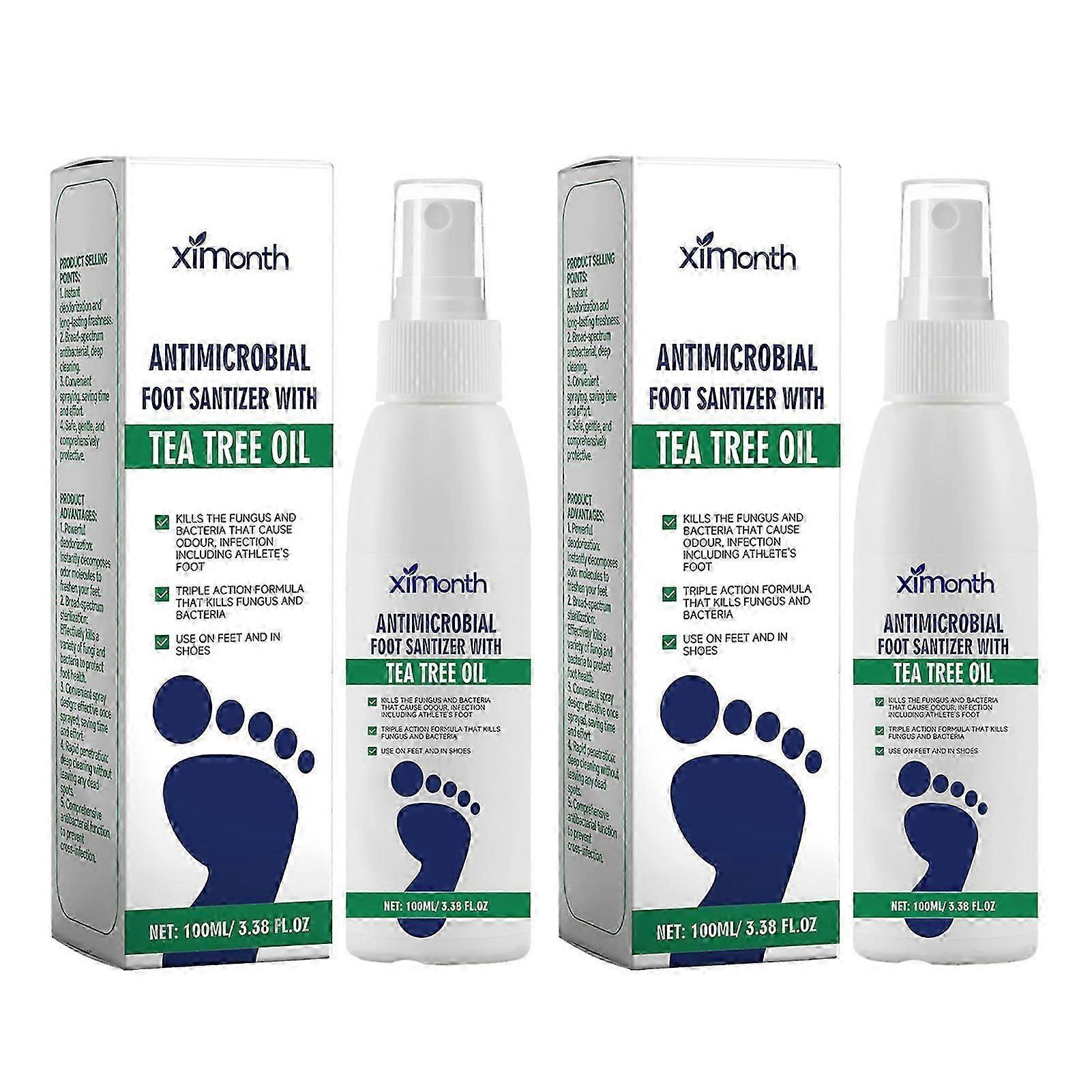 foot spray with tea tree oil for hygiene